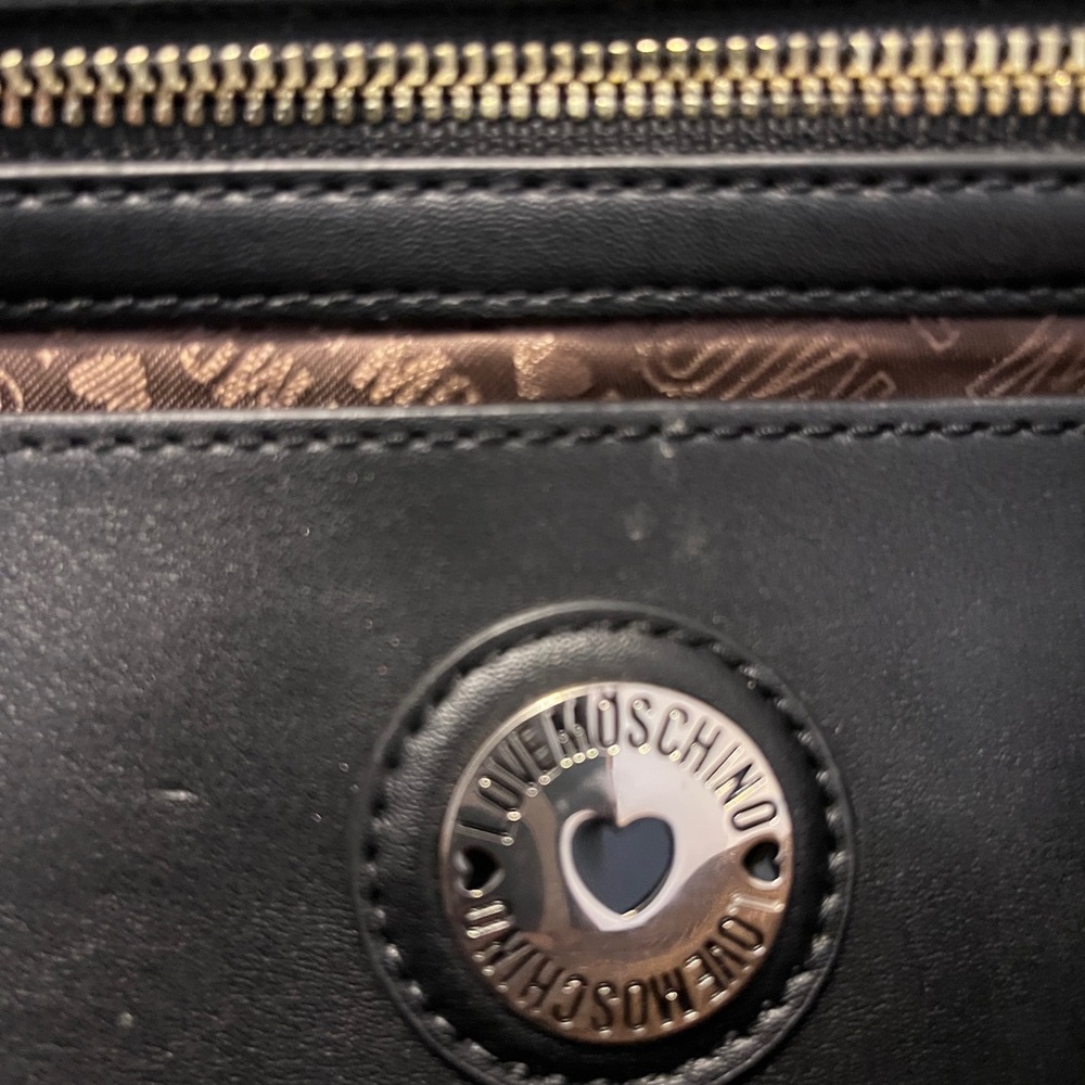 Moschino White Leather Backpack. - image 4